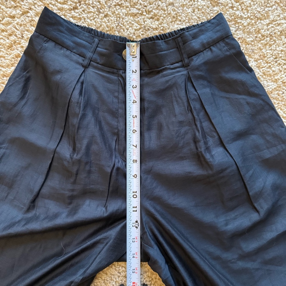 Harlow Flowy Wide Leg High Waisted Pants lightweight fabric - Picture 9 of 9